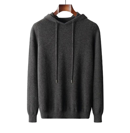 Merino cashmere hoodie