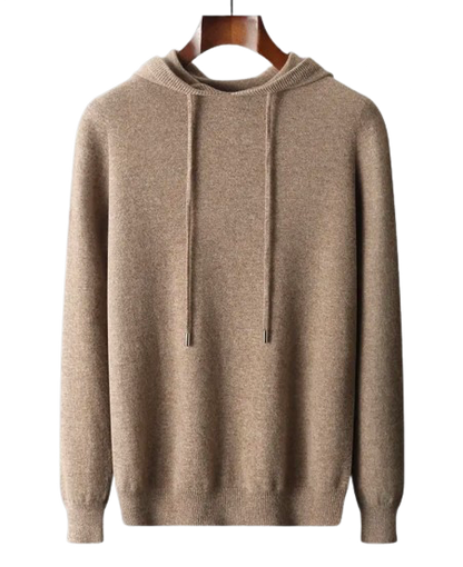 Merino cashmere hoodie