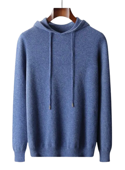 Merino cashmere hoodie